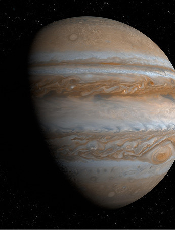 Stripes upon the surface of Jupiter