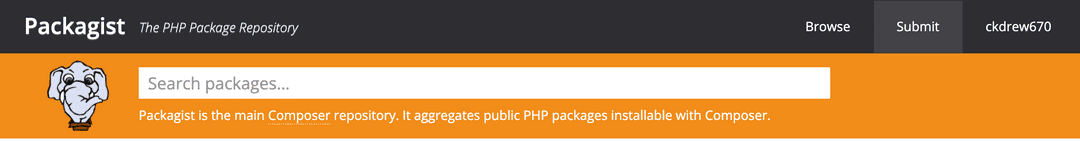 Site menu submit screenshot