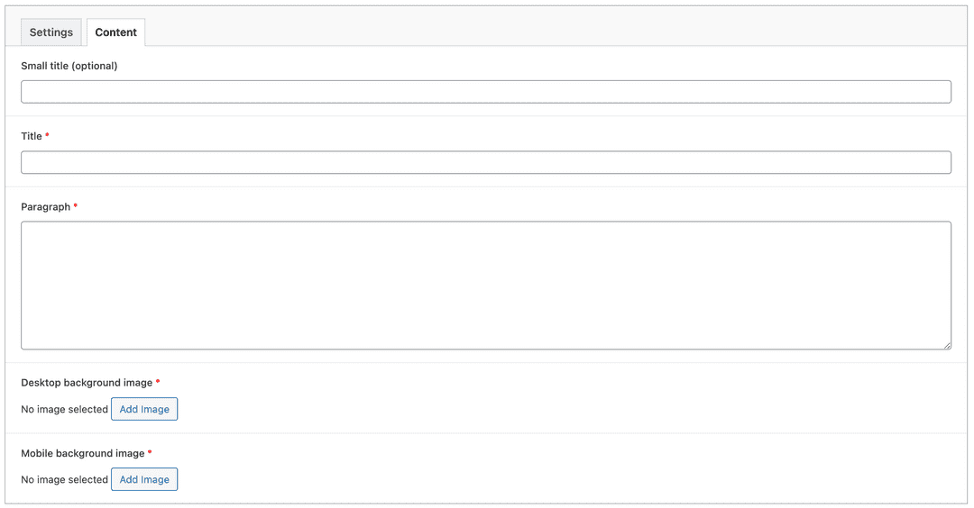 Gutenberg editor
